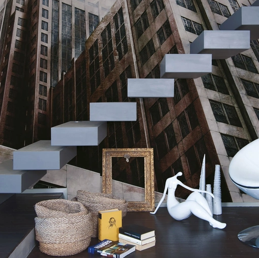 Carta da parati urban style Boston di Inkiostro Bianco