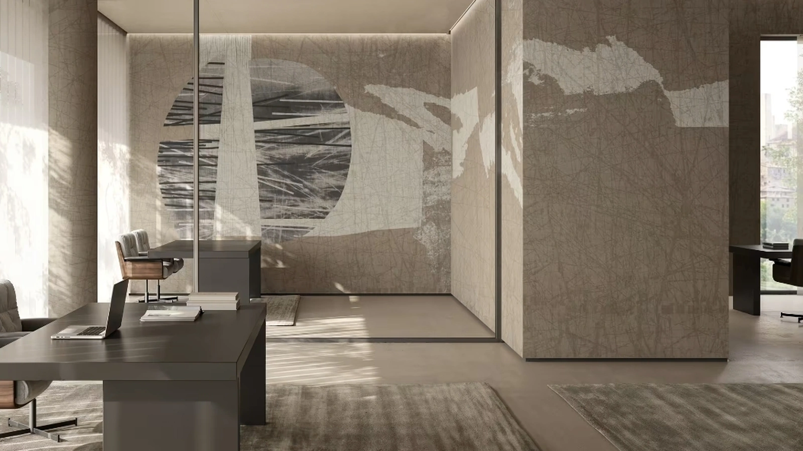 Carta da parati Cretto di Glamora