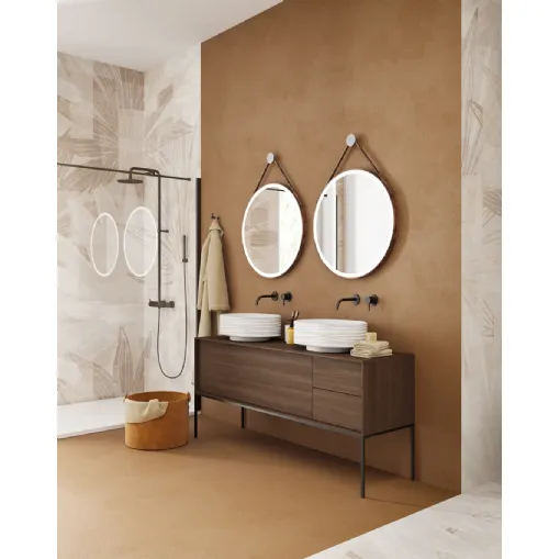 Carta da parati Fleur di Inkiostro Bianco