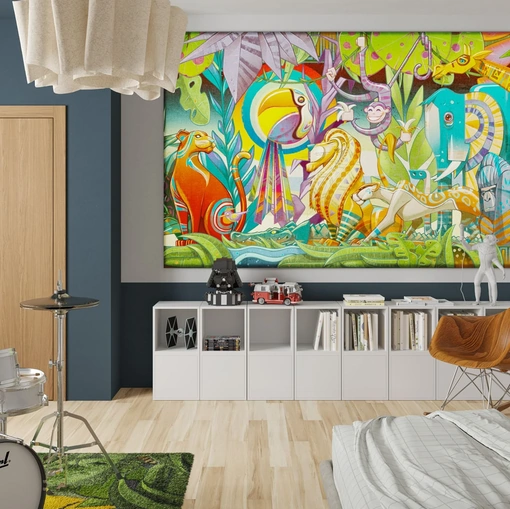 Carta da parati Friends di Inkiostro Bianco