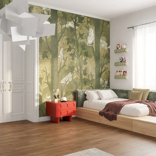 Carta da parati Grove di Inkiostro Bianco