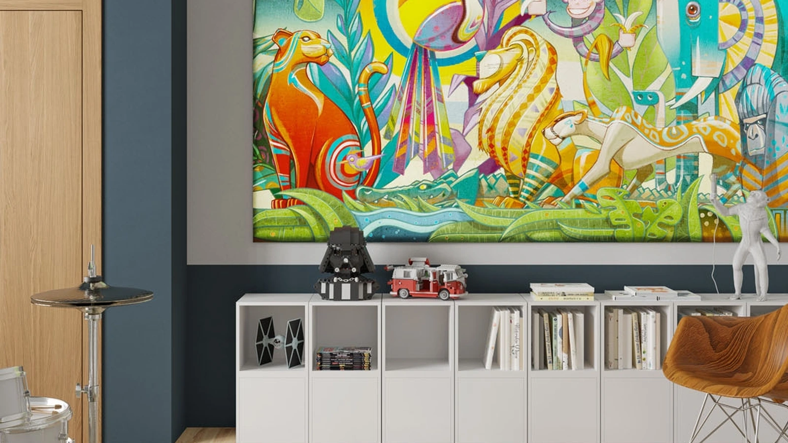 Carta da parati Friends di Inkiostro Bianco