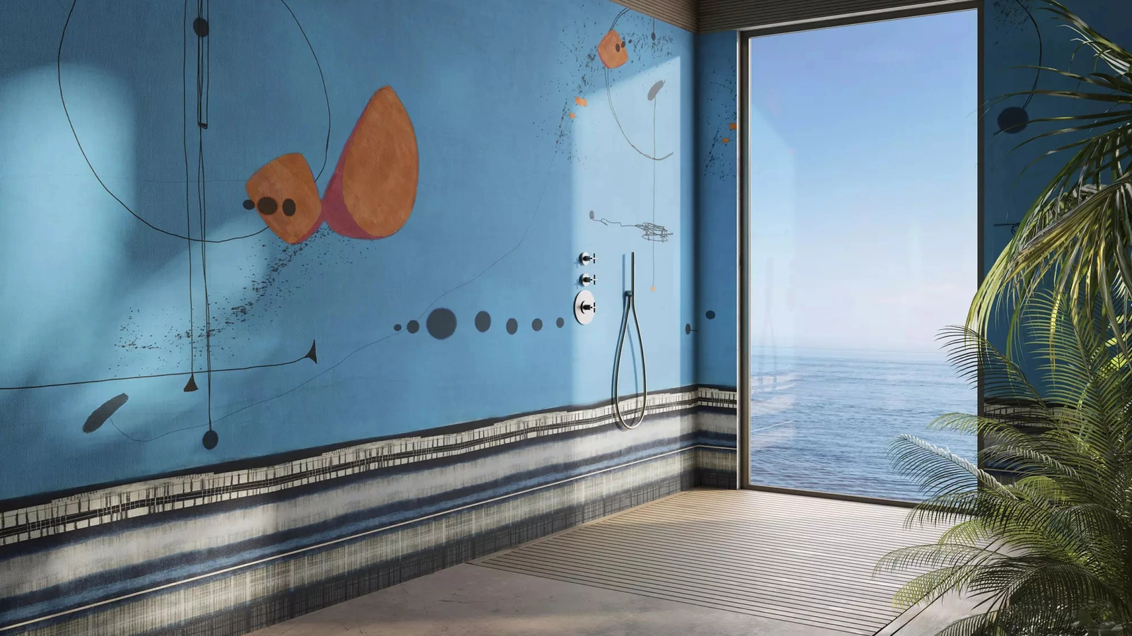 Carta da parati Kamini di Glamora