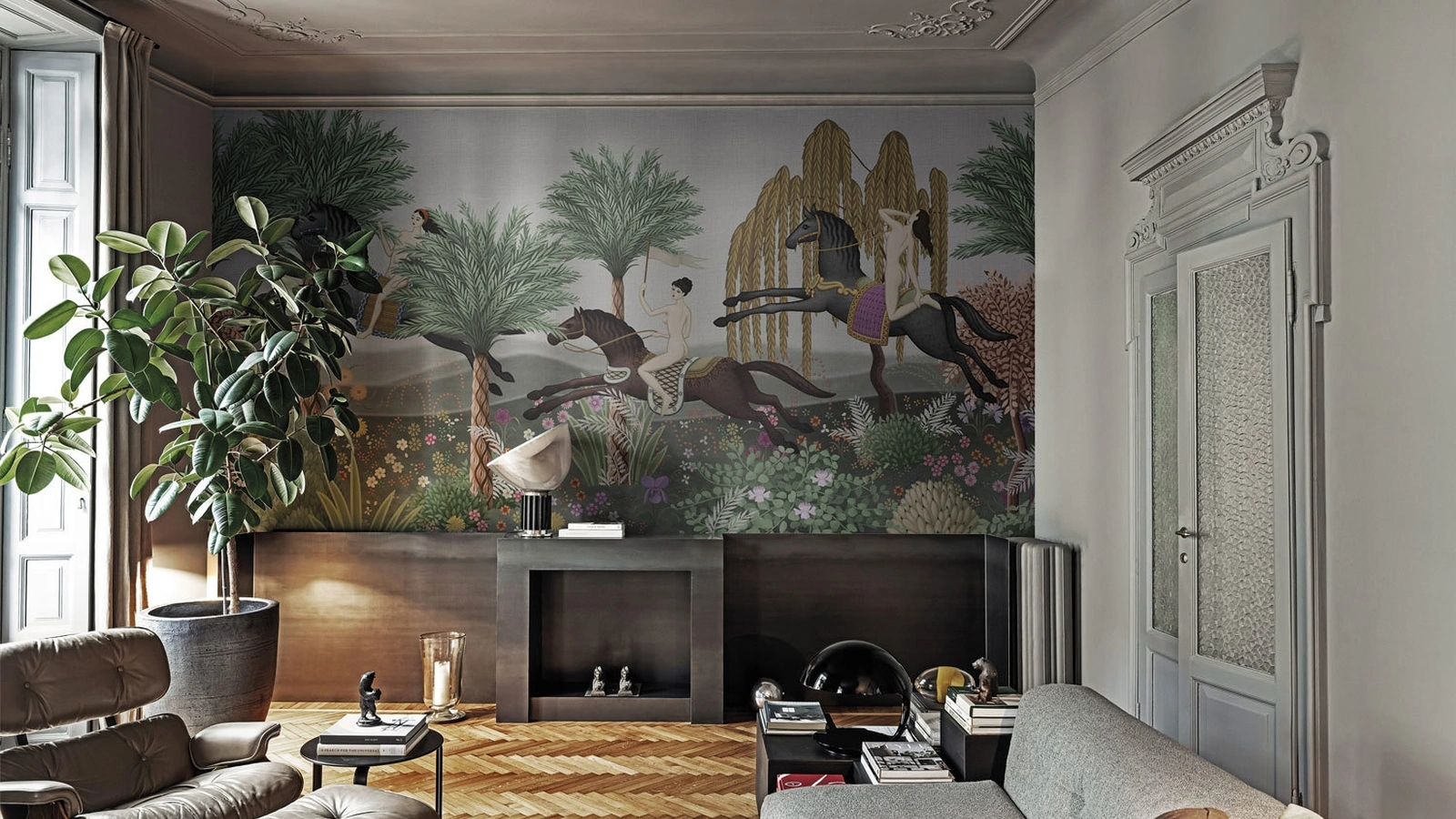 Carta da parati La Course di London Art