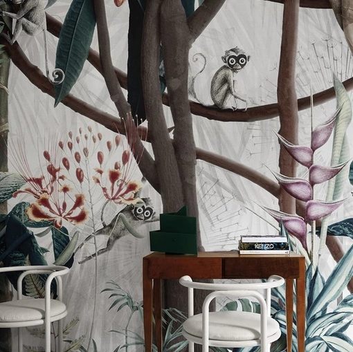 Carta da parati Looks in the Forest di London Art