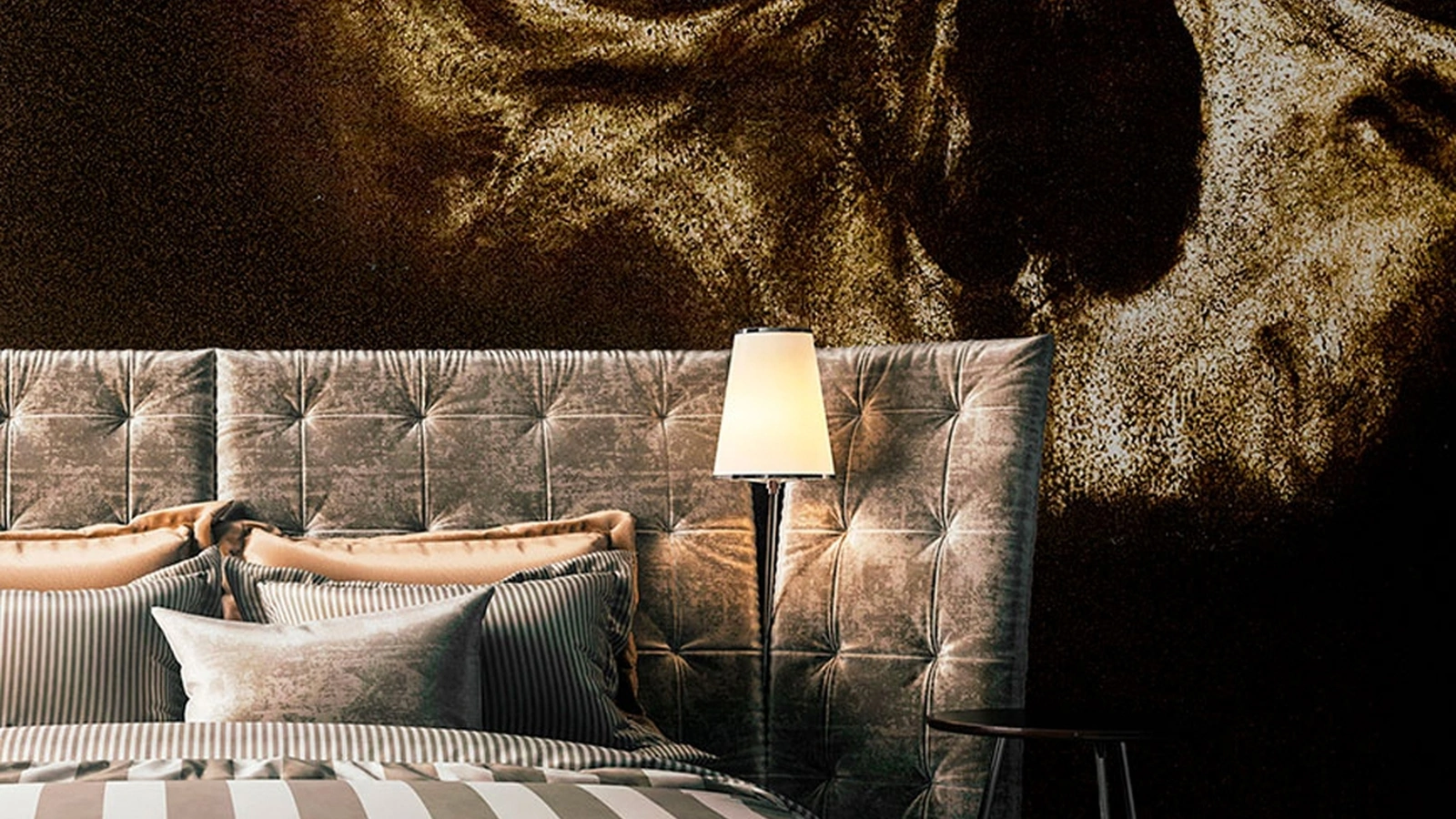 Carta da parati con illustrazione artistica Nihil II di Inkiostro Bianco