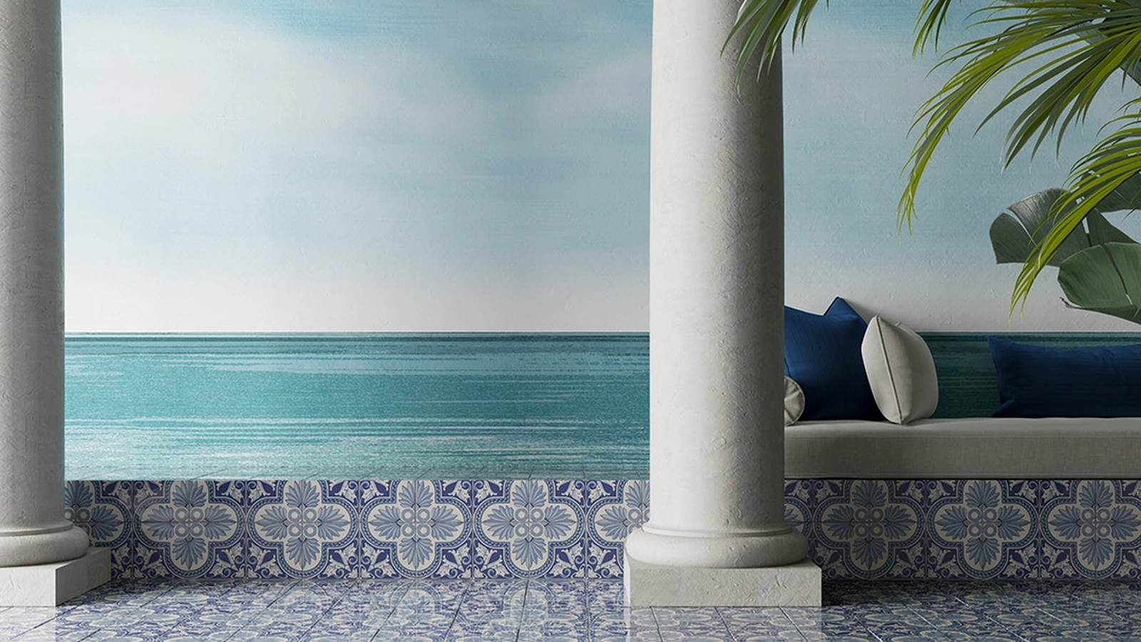 Carta da parati Oltremare di Inkiostro Bianco