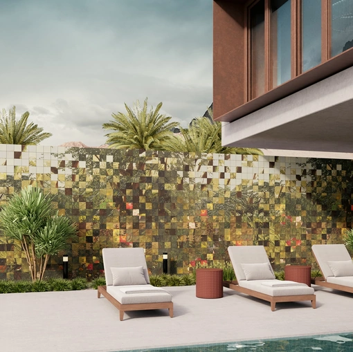 Carta da parati Pixeljungle di Inkiostro Bianco