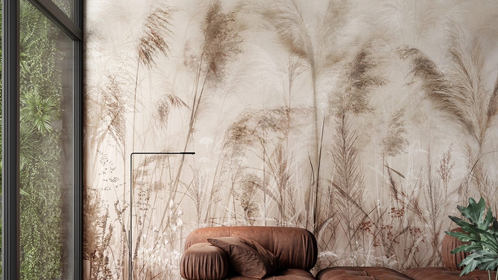 Carta da parati Ronda di Inkiostro Bianco