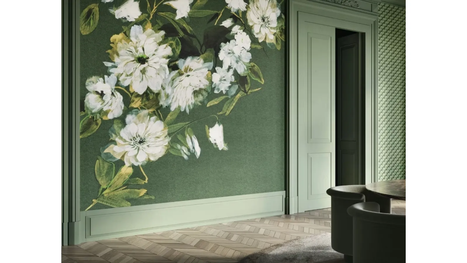 Carta da parati Rosengarten di Glamora