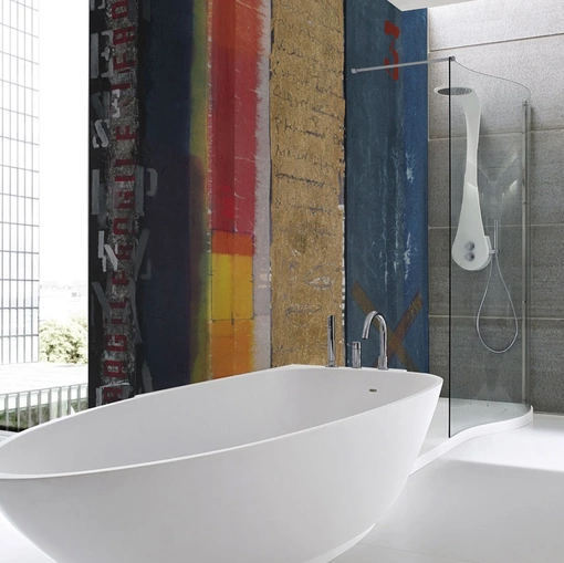 Carta da parati urban style Striped di Inkiostro Bianco