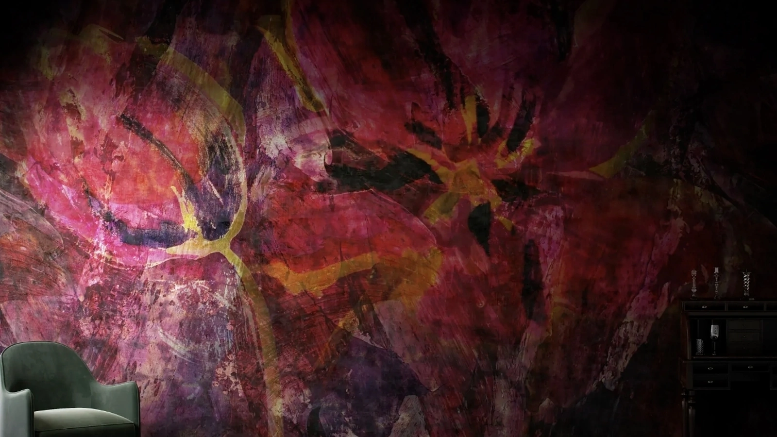 Carta da parati Tempera di Glamora