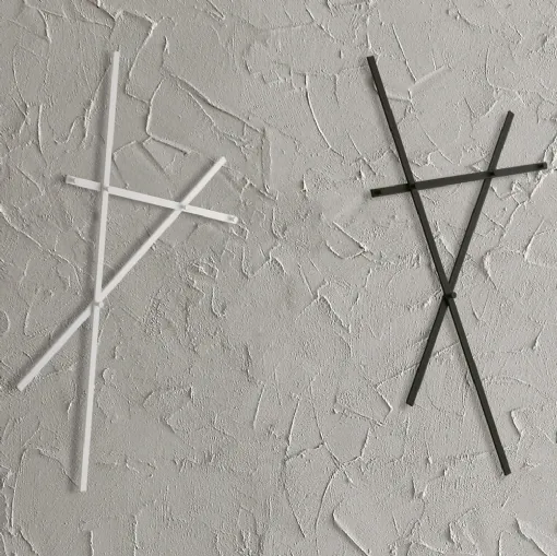 Appendiabiti Cross in metallo verniciato di Ponti Terenghi