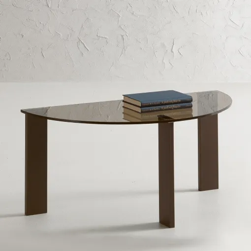 Tavolino Atlantique in cristallo di Ponti Terenghi