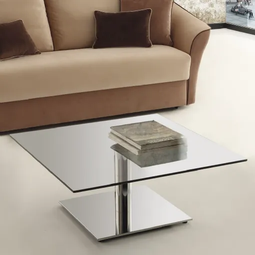 Tavolino in cristallo Erik di Ponti Terenghi