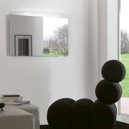 Specchio Minorca con cornice in plexiglass di Ponti Terenghi