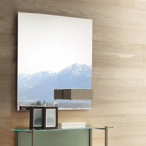 Specchio con portaoggetti Mitos di Ponti Terenghi