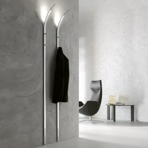 Appendiabiti Slim in metallo a muro di Ponti Terenghi
