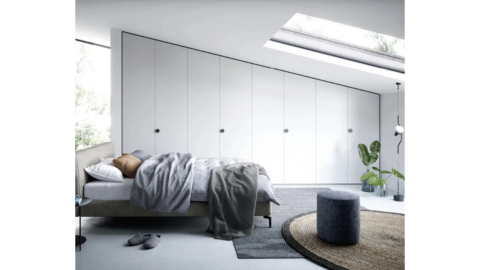 Armadio Alfa per Mansarda di Novamobili