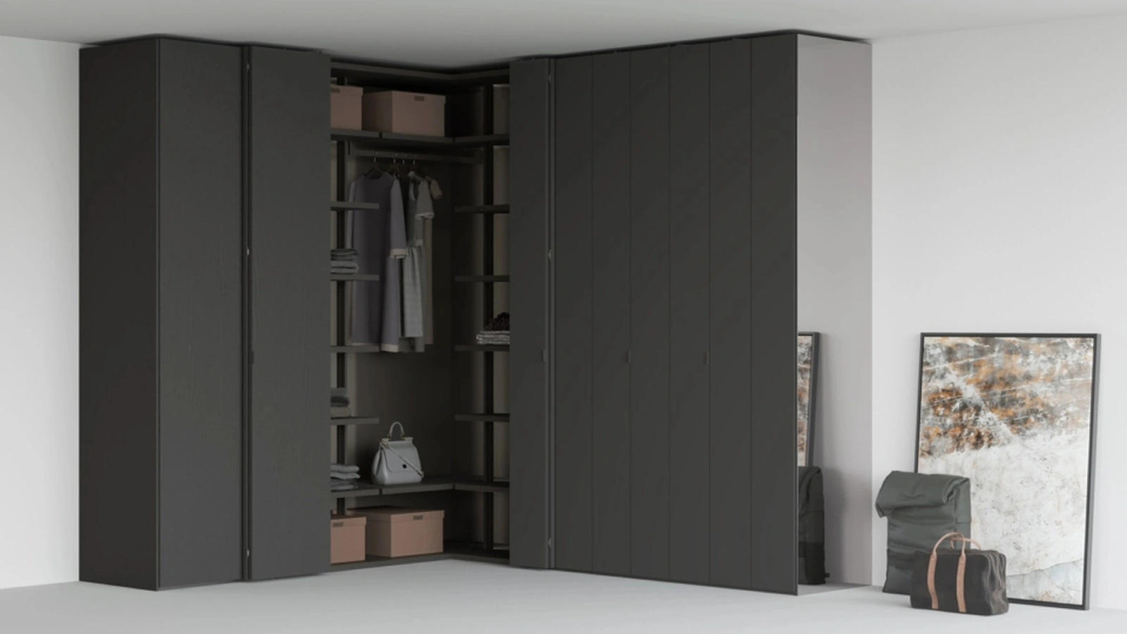 Armadio Freedhome ad angolo di Caccaro