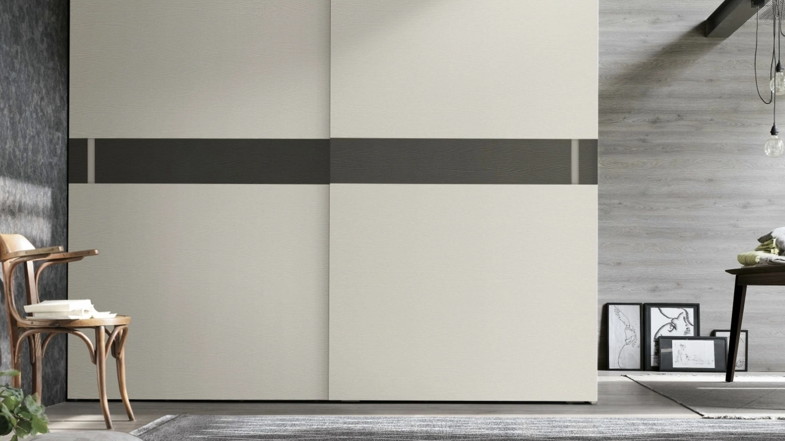 Armadio con anta scorrevole Athena di Tomasella