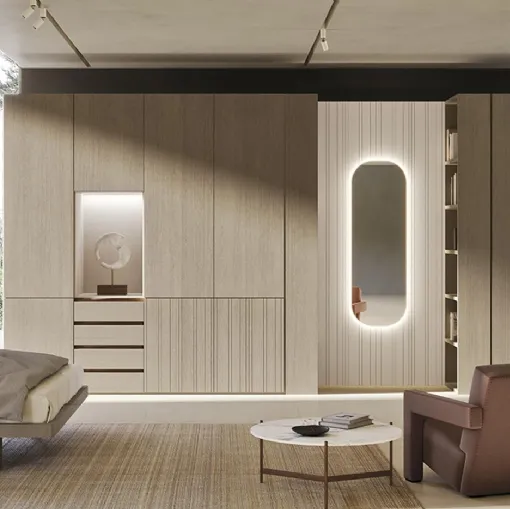 Armadio con ante battenti Comp N04A di Mobilgam