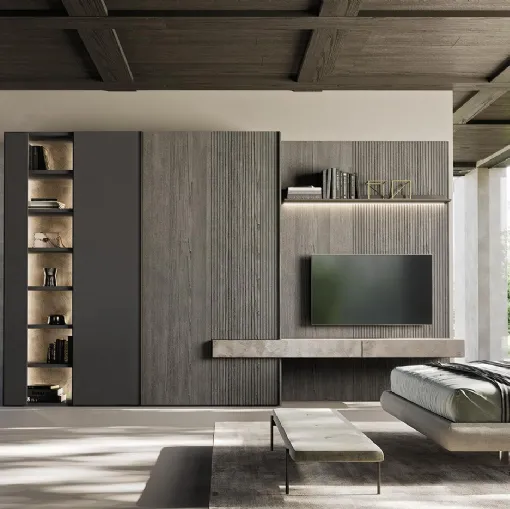 Armadio con ante battenti Comp N08A di Mobilgam