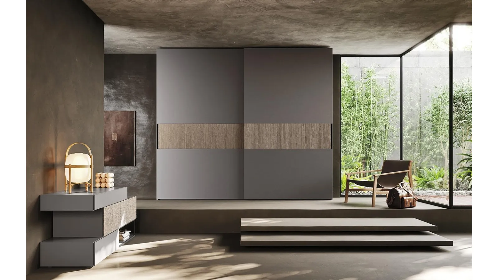 Armadio con ante scorrevoli Comp N29 di Mobilgam