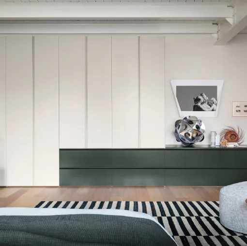 Armadio Gola con Cassettiera di Novamobili