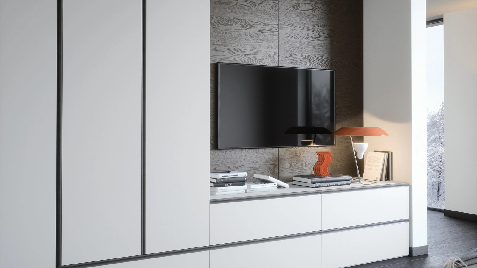 Armadio Gola con Cassettiera di Novamobili