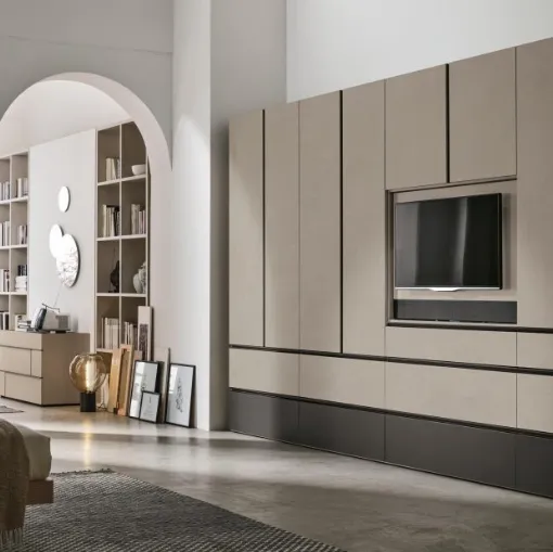 Armadio con anta battente Modula di Tomasella