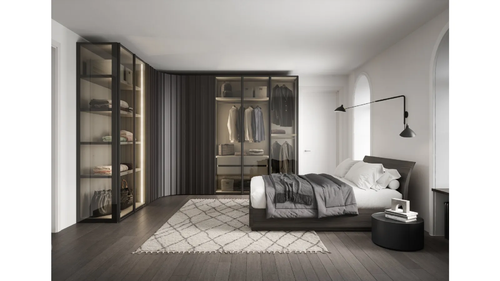 Armadio angolare Perry di Novamobili