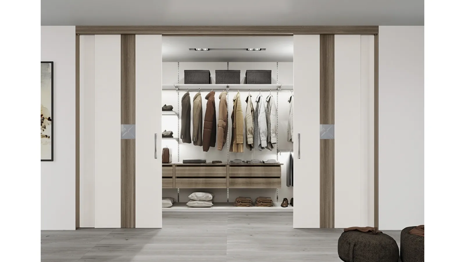 Cabina Armadio Ante Scorrevoli di Pozzi Armadi