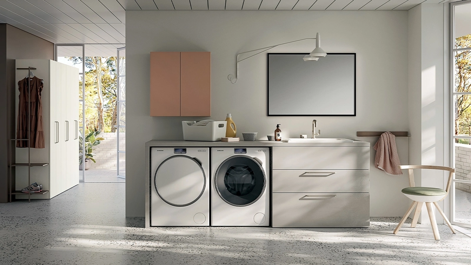 Mobile da Bagno Lavanderia 05 di Idealbagni