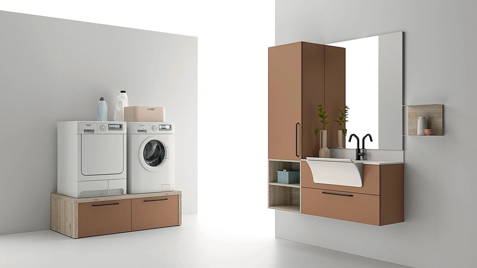 Mobile da Bagno Lavanderia 07 di Idealbagni