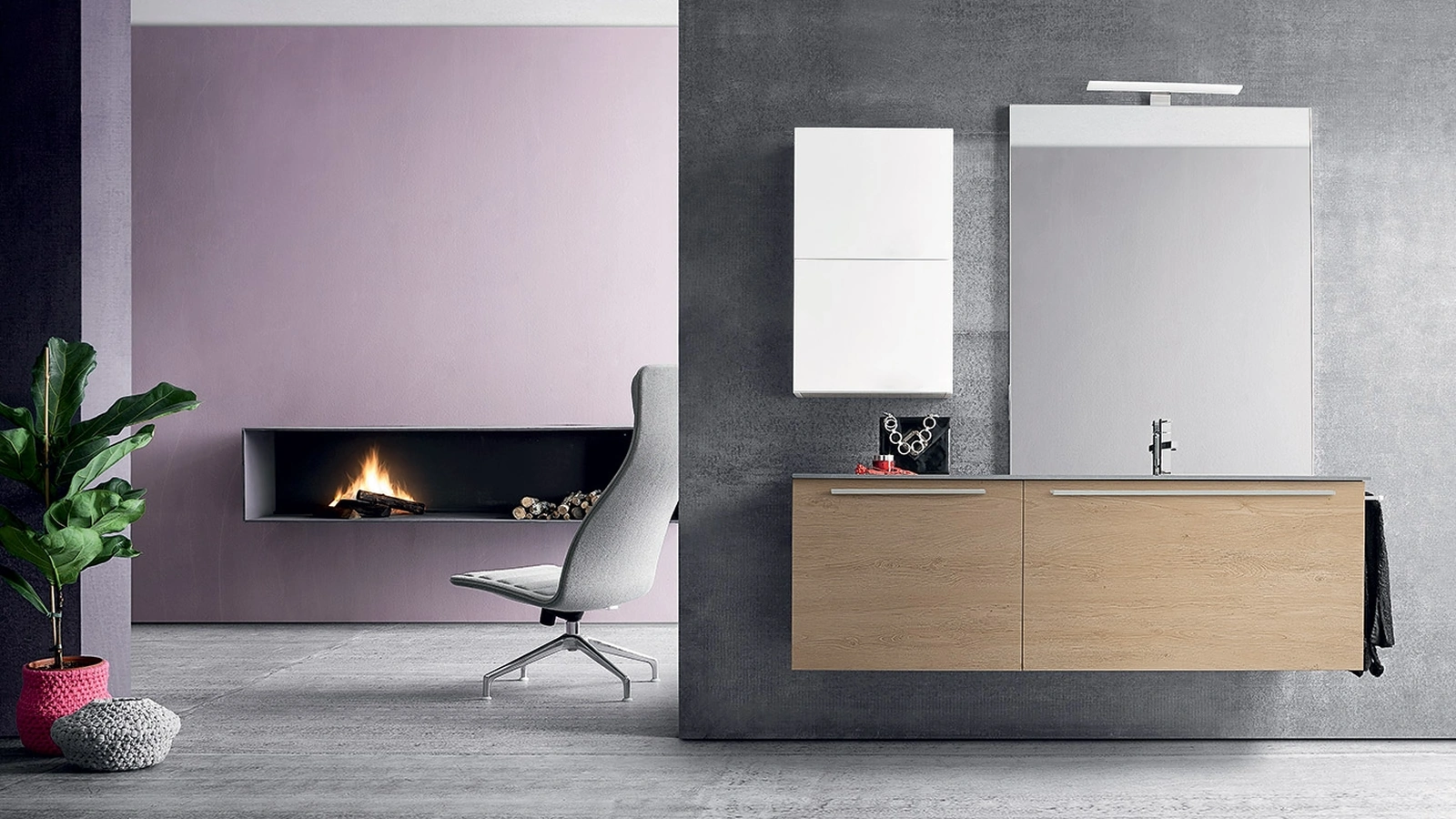 Mobile da Bagno Linea System 01 di Idealbagni