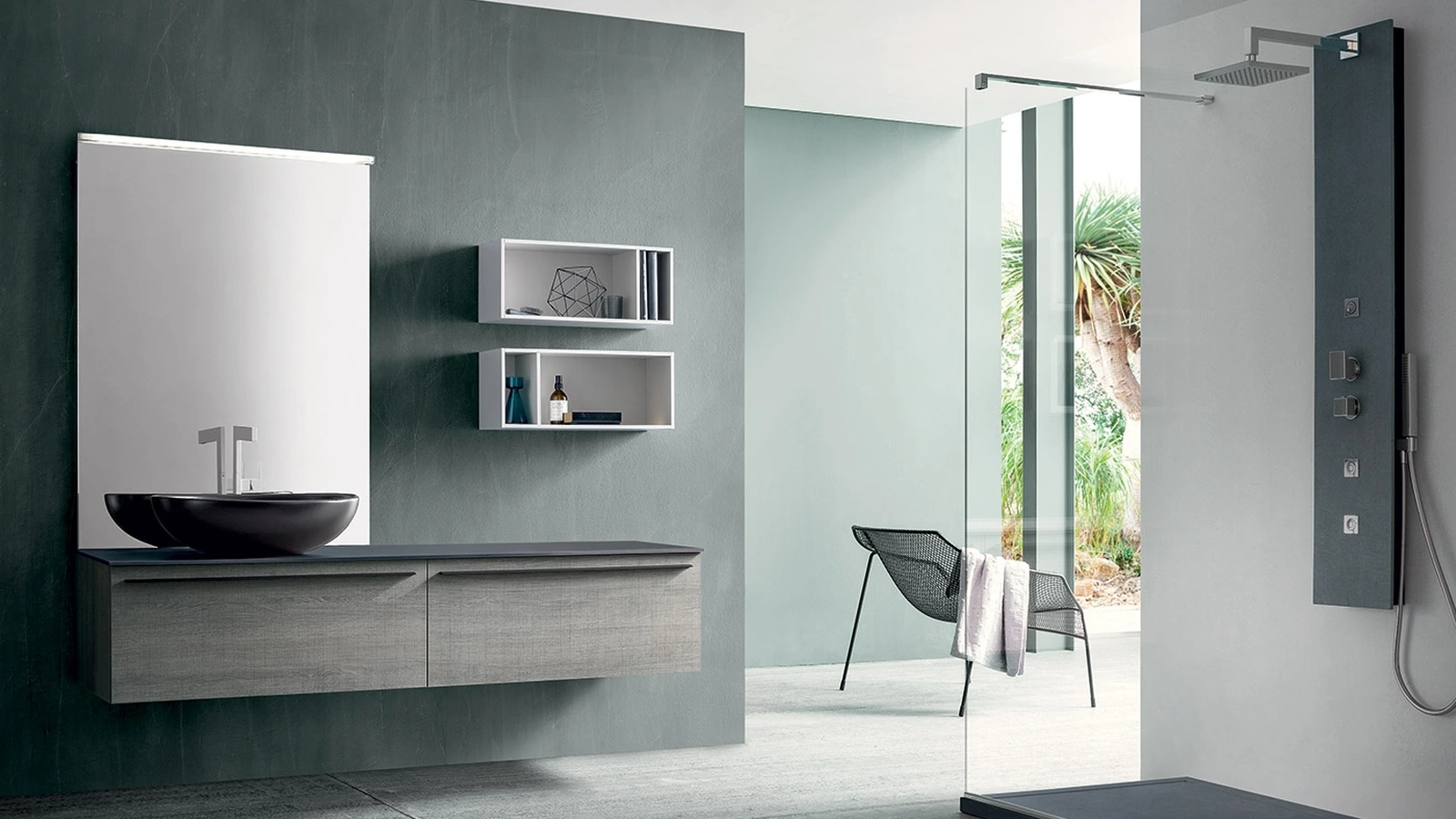 Mobile da Bagno Linea System 02 di Idealbagni