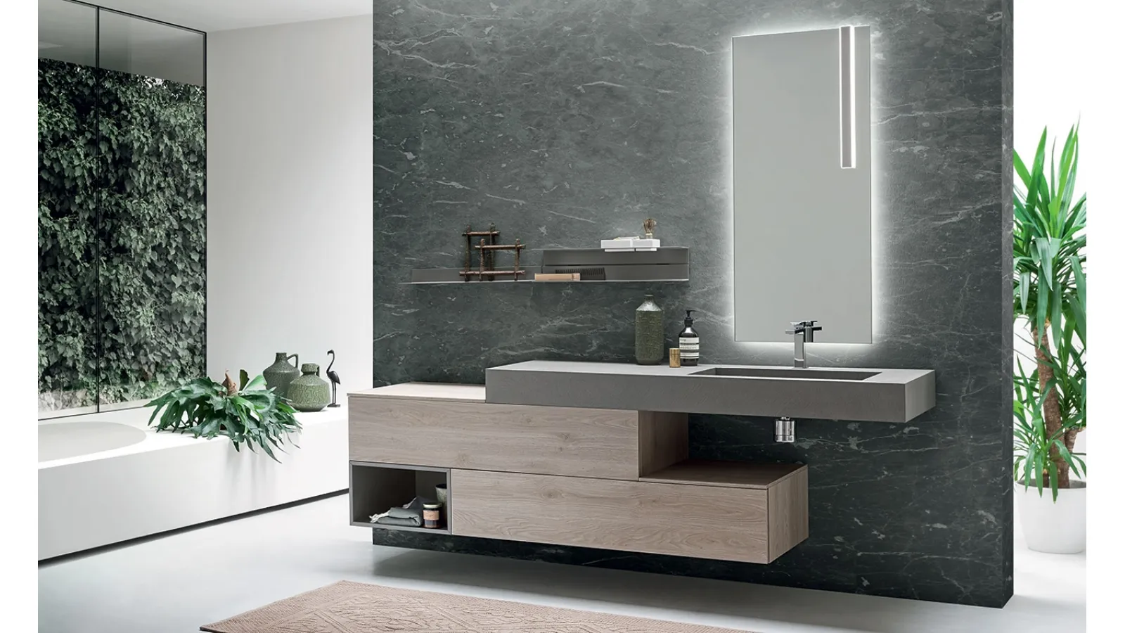 Mobile da Bagno Linea System 04 di Idealbagni