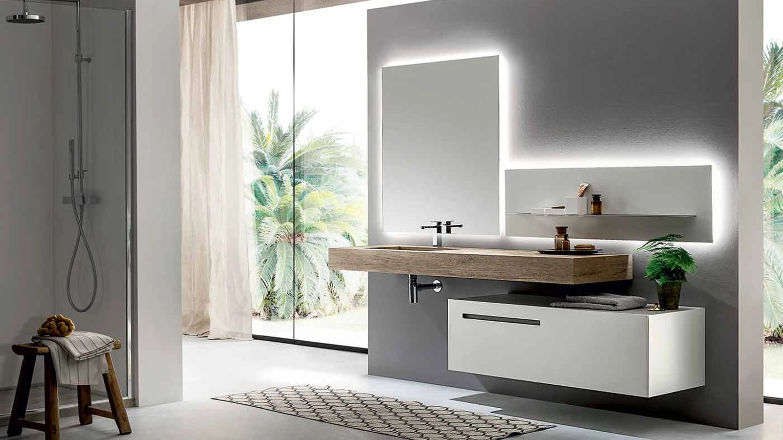Mobile da Bagno Monolith Collection 03 di Idealbagni