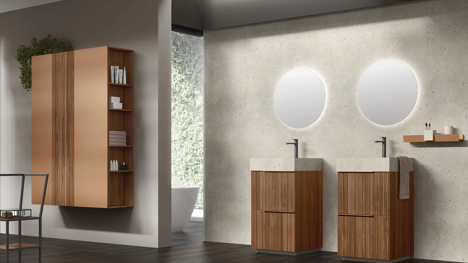 Mobile da Bagno Pollock Trame 102 di Arcom