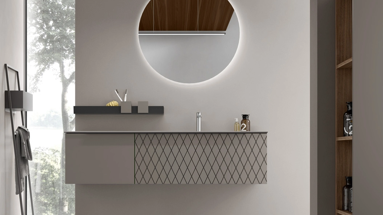 Mobile da Bagno Pollock Trame 103 di Arcom