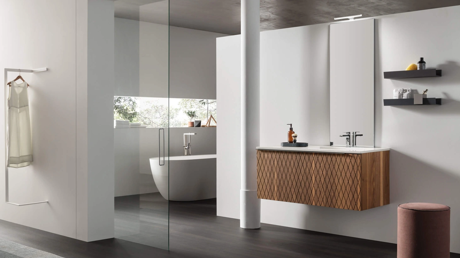 Mobile da Bagno Pollock Trame 104 di Arcom