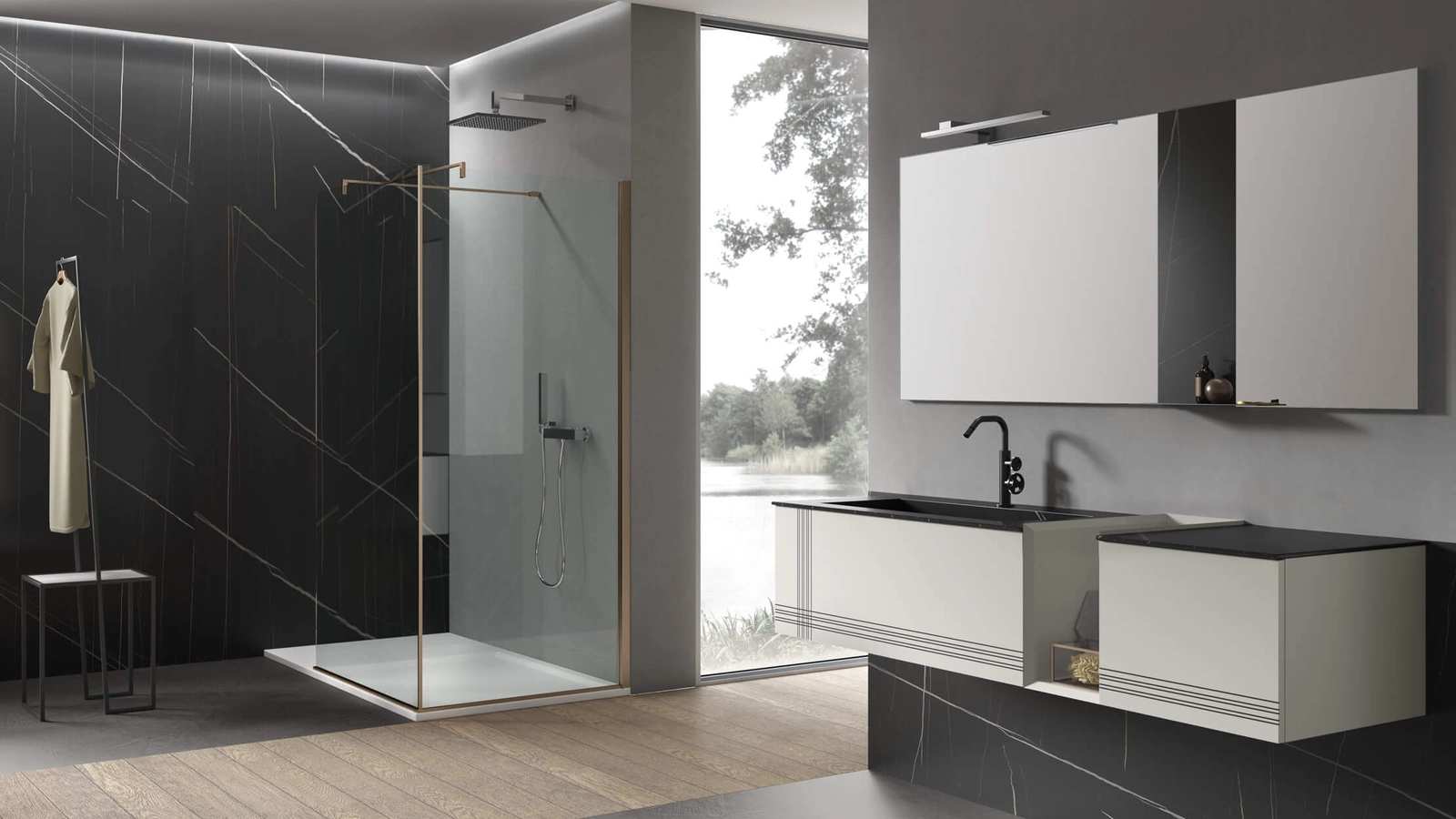 Mobile da Bagno Pollock Trame 106 di Arcom