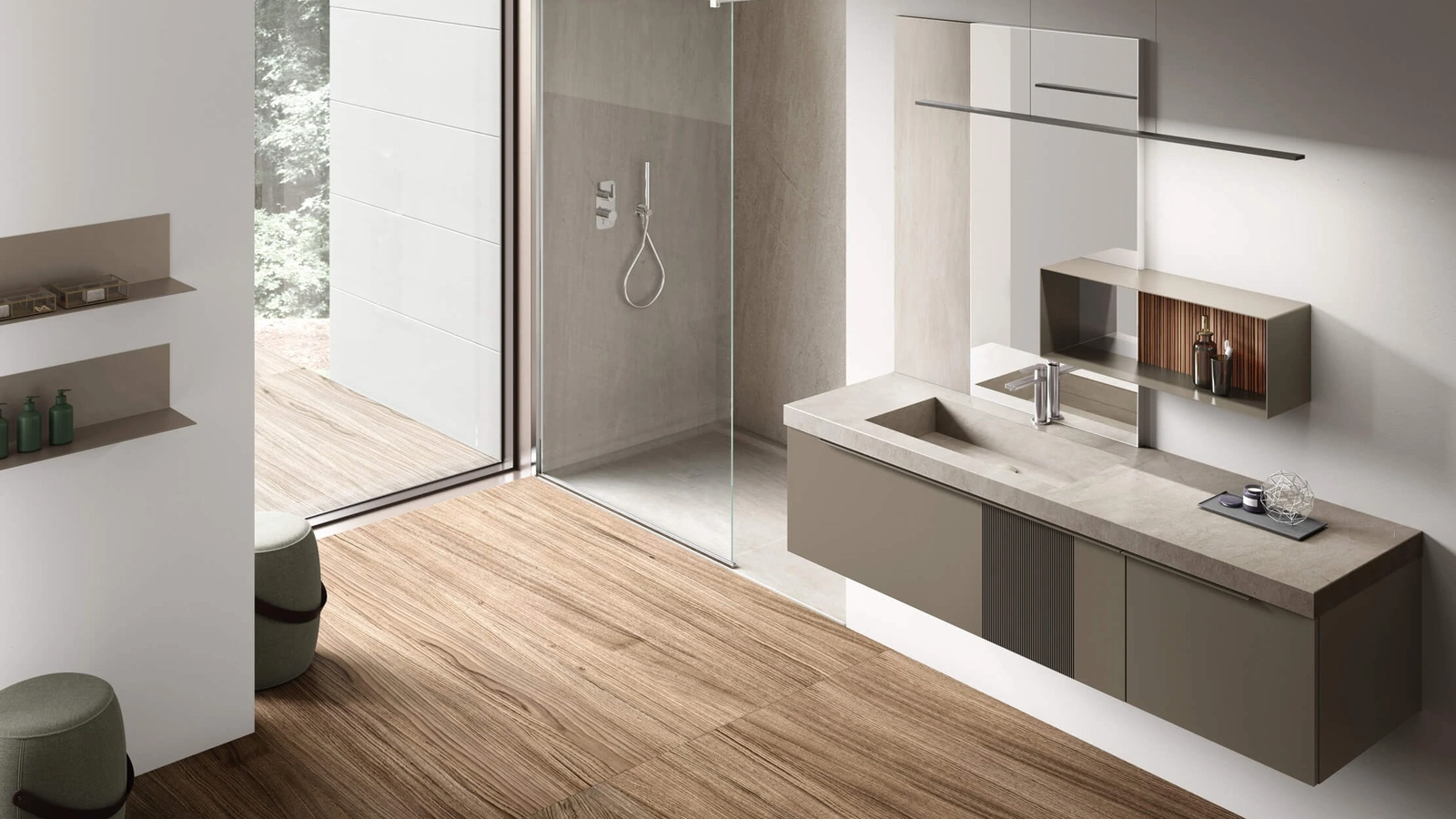 Mobile da Bagno Pollock Trame 94 di Arcom