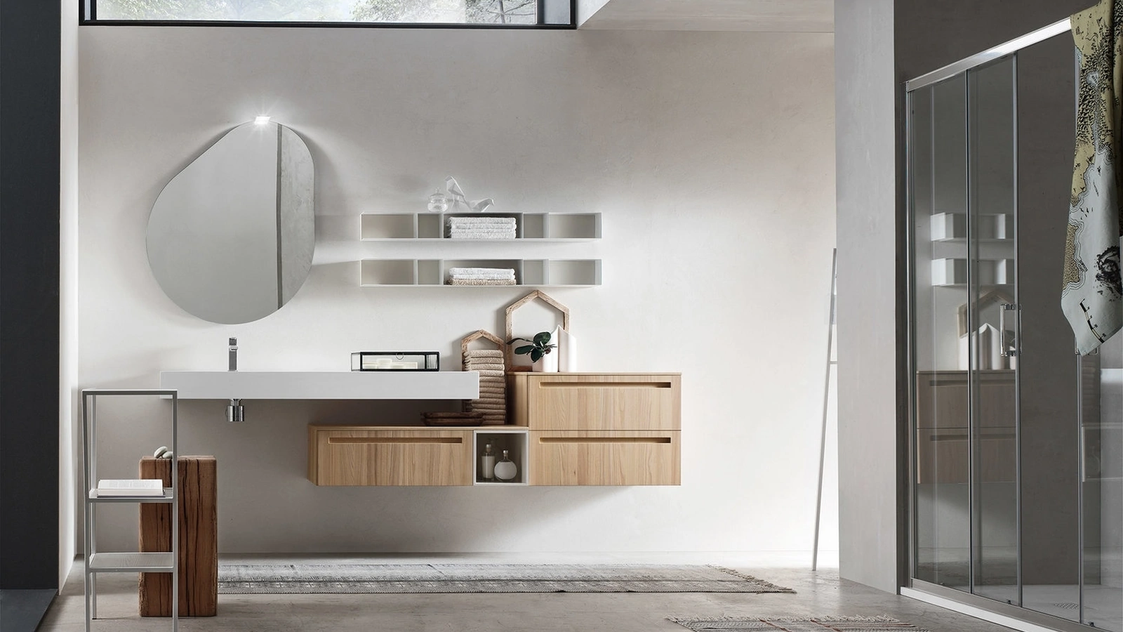 Mobile sospeso in Olmo naturale Rush 25 di Arcom