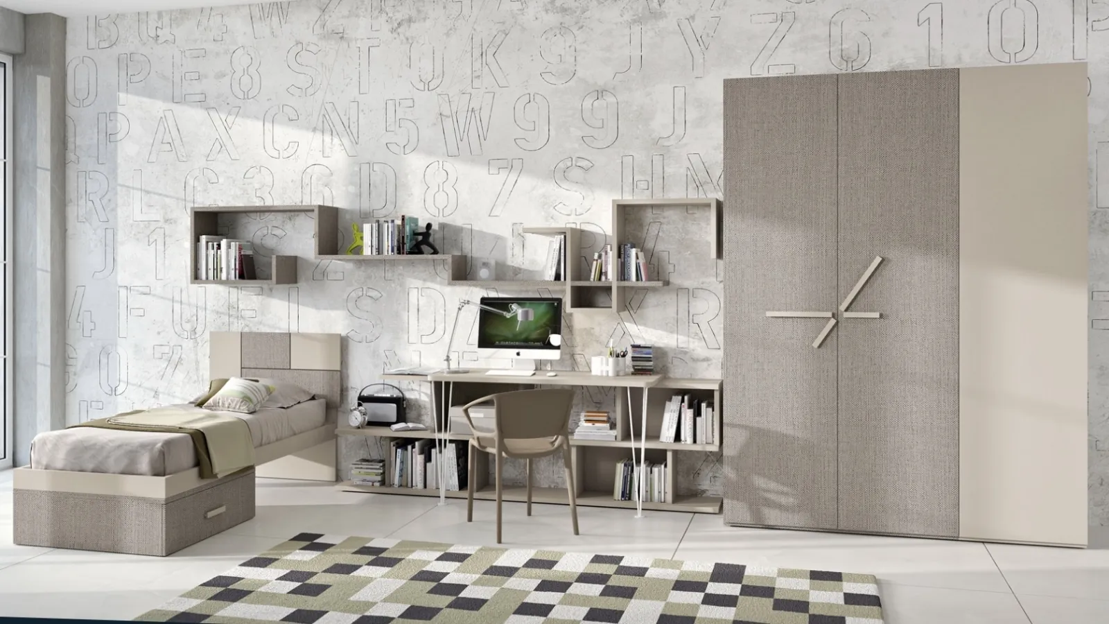 Cameretta componibile 149 di Ferrimobili