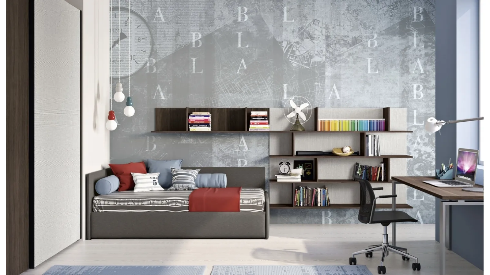 Cameretta componibile 152 di Ferrimobili