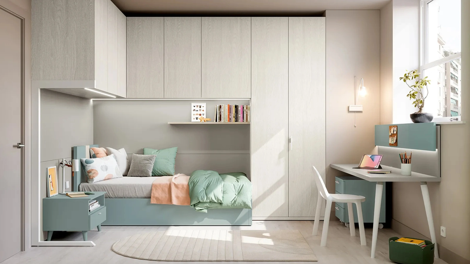 Cameretta a ponte Layout 03B di Doimo Cityline