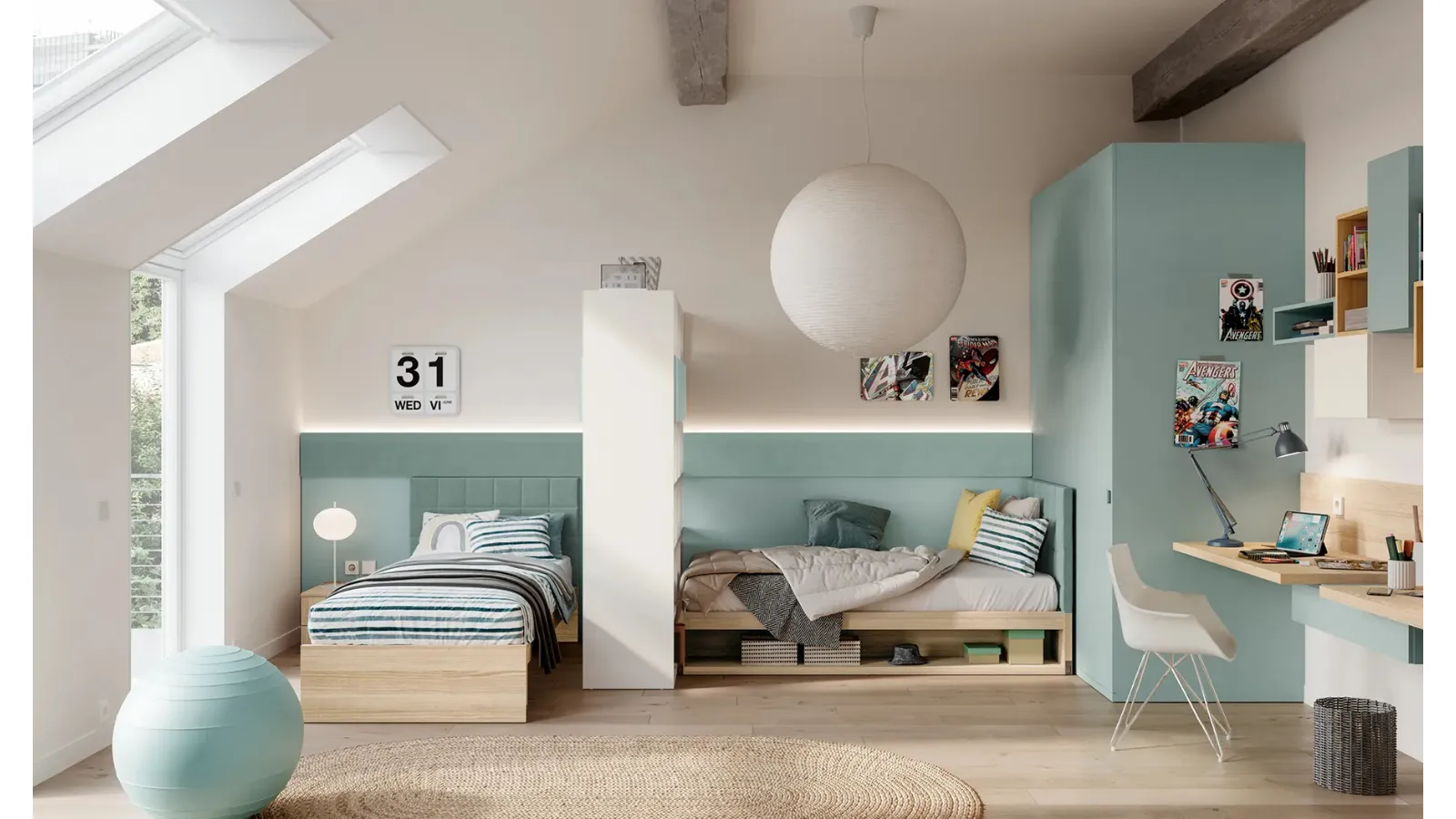 Cameretta Layout 07B di Doimo Cityline