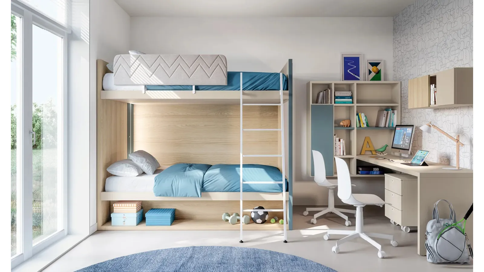 Cameretta Layout 12B di Doimo Cityline